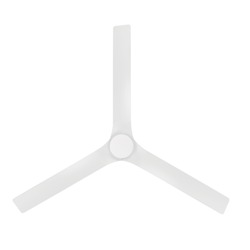 52 inch Smooth Flush Ceiling Fan with LED Light by Modern Forms - Matte White