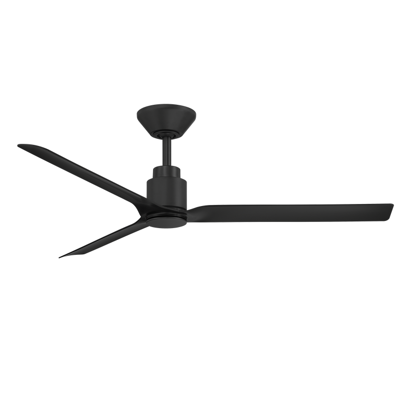 52 inch Smooth Ceiling Fan with LED Light by Modern Forms - Matte Black