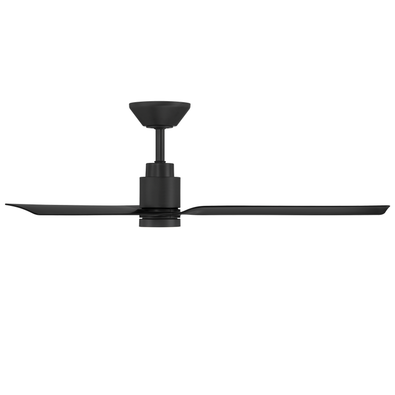 52 inch Smooth Ceiling Fan with LED Light by Modern Forms - Matte Black