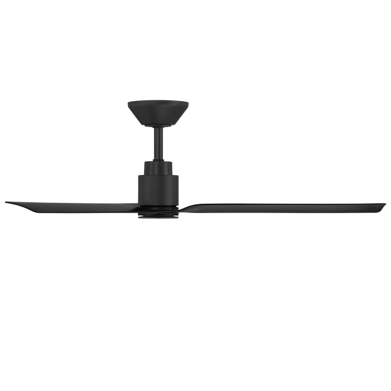 52 inch Smooth Ceiling Fan with LED Light by Modern Forms - Matte Black