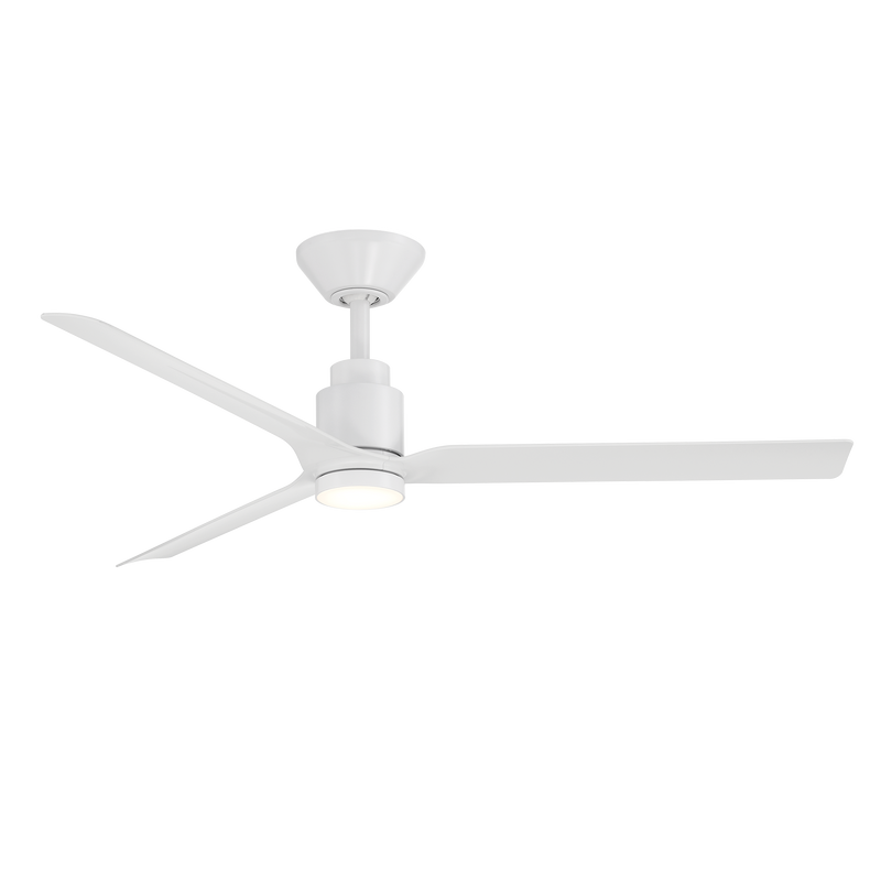 52 inch Smooth Ceiling Fan with LED Light by Modern Forms - Matte White