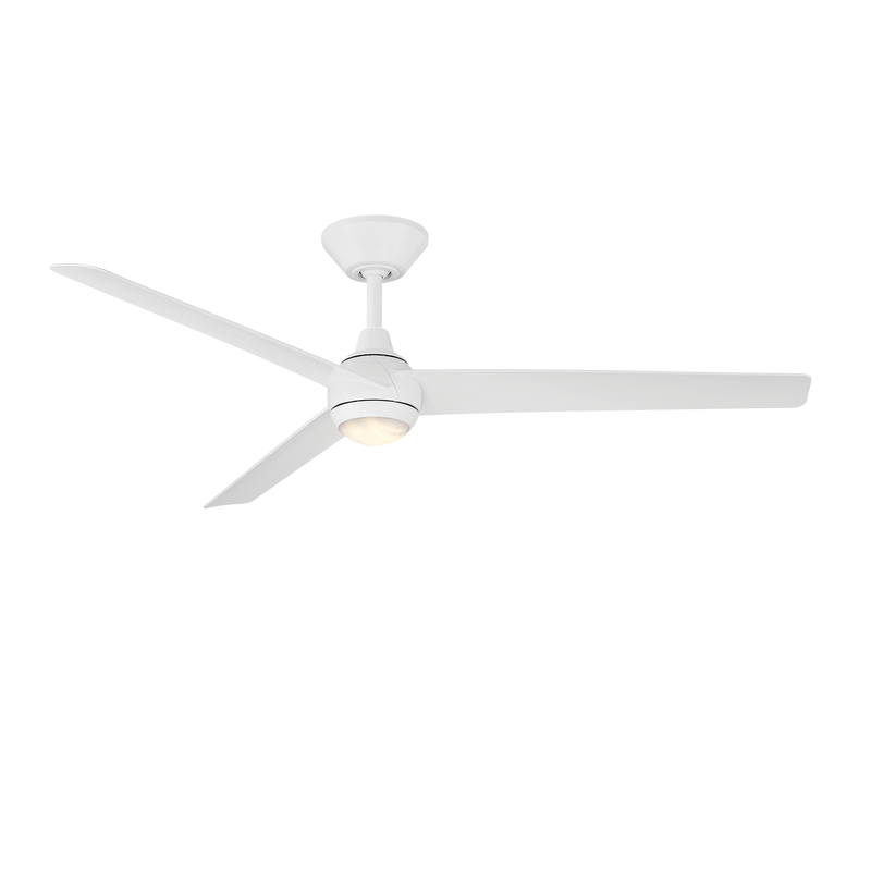54 inch Pisces Ceiling Fan with LED Light by Modern Forms - Matte White