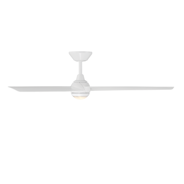54 inch Pisces Ceiling Fan with LED Light by Modern Forms - Matte White