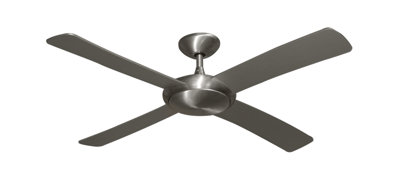 Luna Ceiling Fan in Brushed Nickel