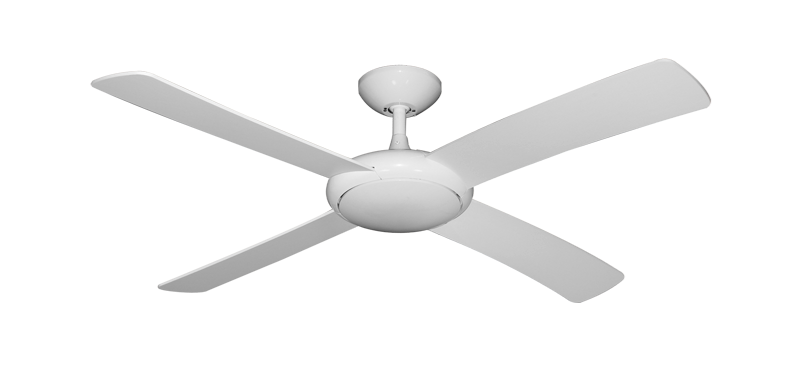 Luna Ceiling Fan in Pure White