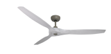 60 inch Solara Smart Ceiling Fan by TroposAir - Driftwood Motor Finish and Stone Finish Blades