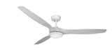Solara ceiling fan in pure white and pure white blades with 740 light