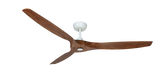 60 inch Solara ceiling fan in pure white and walnut blades