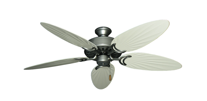 52 inch Dixie Belle Ceiling Fan - Bamboo or Palm Style Reversible Blades