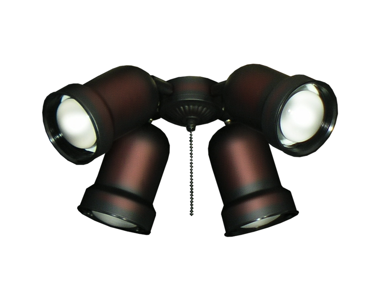 4-Light Spotlight Ceiling Fan Light Kit Model #463