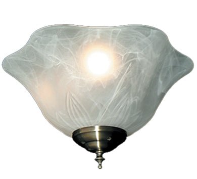 Light 140 - White Scavo Glass Ceiling Fan Light