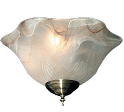 Light 141 - Brown Scavo Glass Ceiling Fan Light