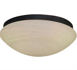 Light 167 - Low Profile Scavo Glass Ceiling Fan Light