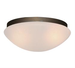 Light 168 - Low Profile Textured Glass Ceiling Fan Light
