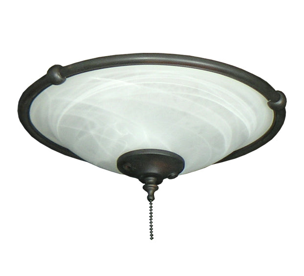 Light 173 - Ringed Bowl Ceiling Fan Light