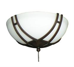 Light 174 - Bracketed Bowl Ceiling Fan Light