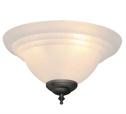 Textured Glass Bowl Ceiling Fan Light Kit ~ Model #178