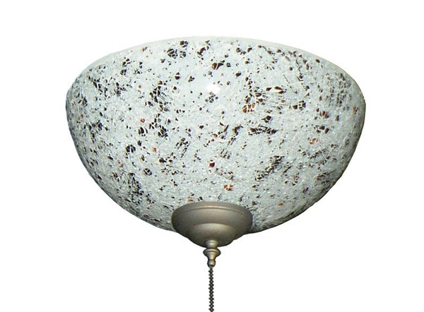 Light 262 - Confetti Crackle Bowl Ceiling Fan Light