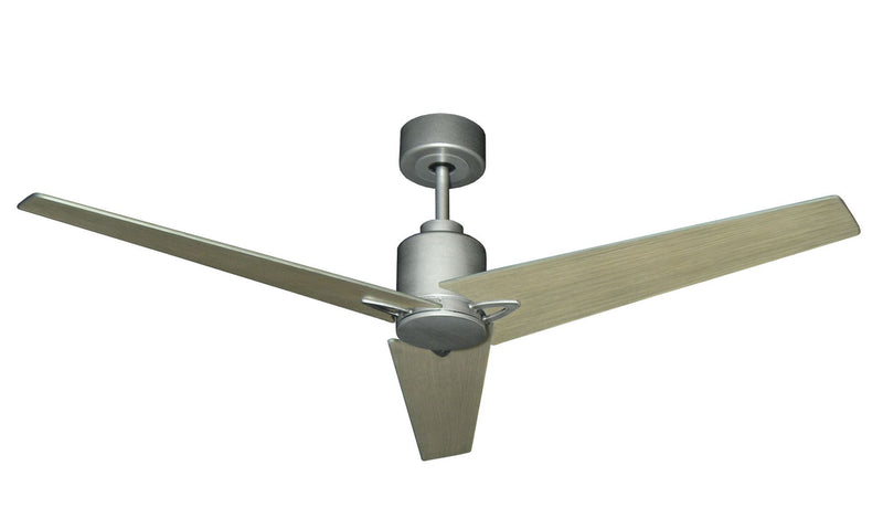 52 inch Reveal Ceiling Fan in Brushed Nickel with Dirftwood Blades