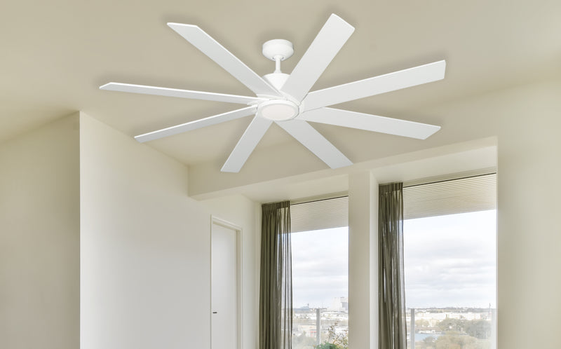 60 inch Northstar Ceiling Fan by TroposAir Pure White