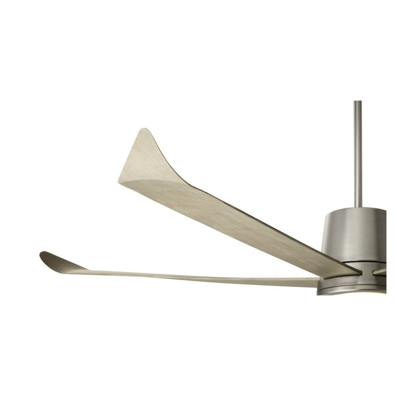 72 inch Rova Ceiling Fan by Quorum - Satin Nickel Close-Up