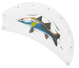 Snook - Game Fish of the Florida Keys Custom Canvas Blades