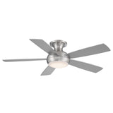 52 inch Odyssey Flush by WAC Smart Fans - Brushed Nickel