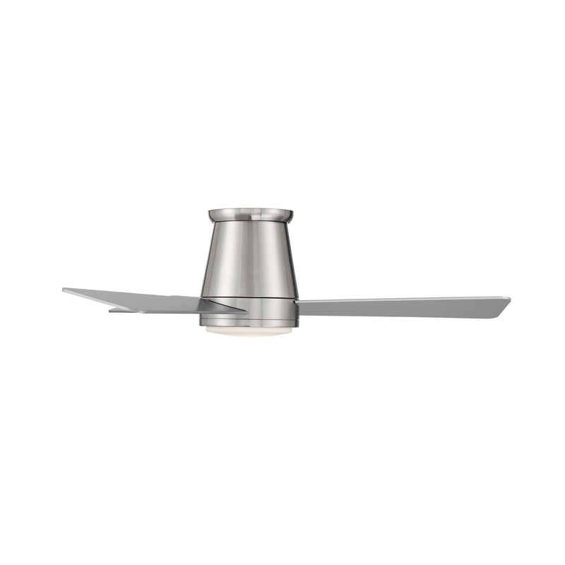 44 inch Hug by WAC Smart Fans - Brushed Nickel (Shown from Side)