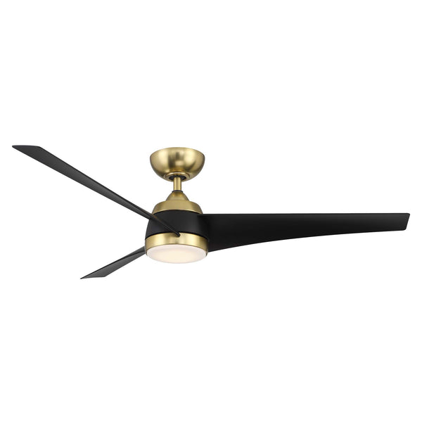 56 inch Sonoma by WAC Smart Fans - Soft Brass and Matte Black