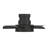 26 inch Vox Flush mount Ceiling Fan - Matte Black Finish