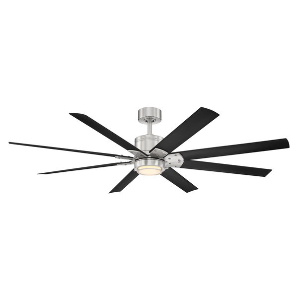 66 inch Renegade Ceiling Fan - Brushed Aluminum and Matte Black