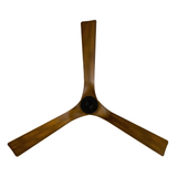 58 inch Torque by Modern Forms - Matte Black and Distressed Koa bottom view
