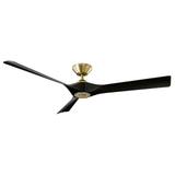 58 inch Torque by Modern Forms - Soft Brass and Matte Black