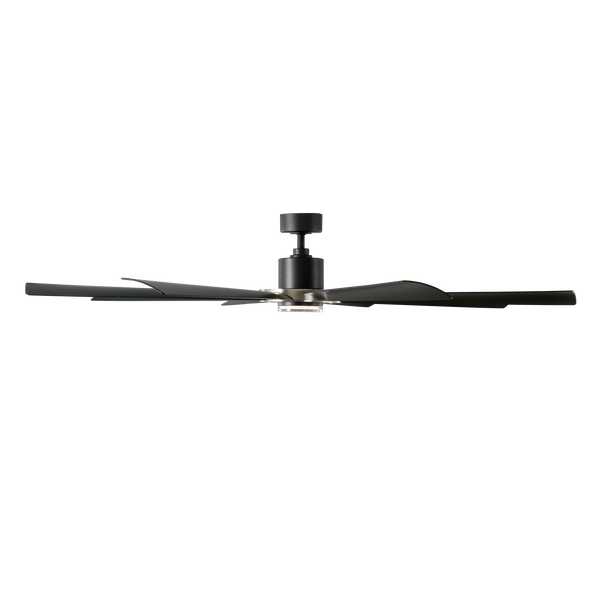 72 inch Aura Smart Fan by Modern Forms - Matte Black and Brushed Nickel