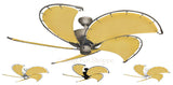 52 inch Raindance Nautical Ceiling Fan - Sunbrella Buttercup Canvas Blades