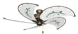 52 inch Nautical Dixie Belle Ceiling Fan - Tarpon - Game Fish of the Florida Keys Custom Canvas Blades