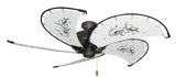 52 inch Nautical Dixie Belle Oil Rubbed Bronze Ceiling Fan - Permit - Game Fish of the Florida Keys Custom Canvas Blades