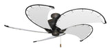 52 inch Nautical Dixie Belle Oil Rubbed Bronze Ceiling Fan - Classic White Canvas Blades
