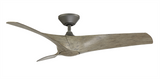 52 Inch Zephyr by Modern Forms - Graphite with Weathered Wood Blades No Light