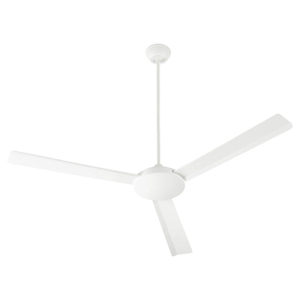 Aerovon 60 inch Three-Blade ceiling Fan by Quorum - Studio White