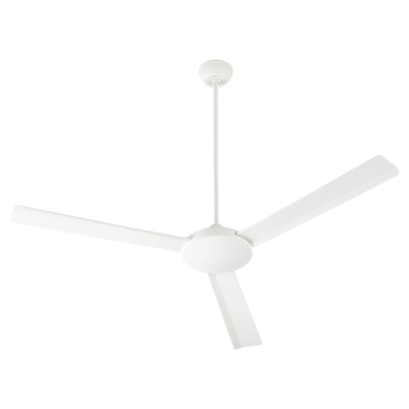 Aerovon 60 inch Three-Blade ceiling Fan by Quorum - Studio White