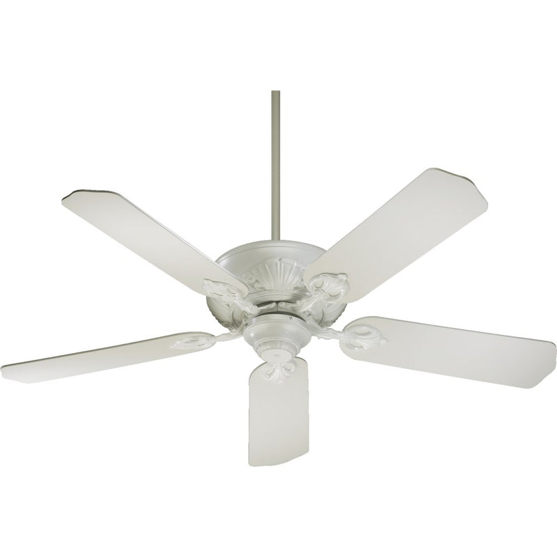 Chateaux 52 inch Transitional Ceiling Fan by Quorum - Studio White