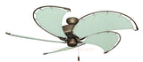 52 inch Antique Bronze Dixie Belle Ceiling Fan - Sunbrella Sea Canvas Blades