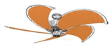52 inch Chrome Dixie Belle Ceiling Fan - Sunbrella Tuscan Canvas Blades