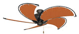 52 inch Oil Rubbed Bronze Dixie Belle Ceiling Fan - Sunbrella Rust Canvas Blades