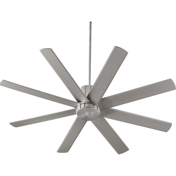 Proxima 60 inch 8-Blade Ceiling Fan by Quorum - Satin Nickel (Indoor)
