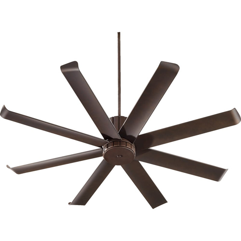 Proxima Patio 60 inch 8-Blade Ceiling Fan by Quorum - Oiled Bronze (Wet-listed)