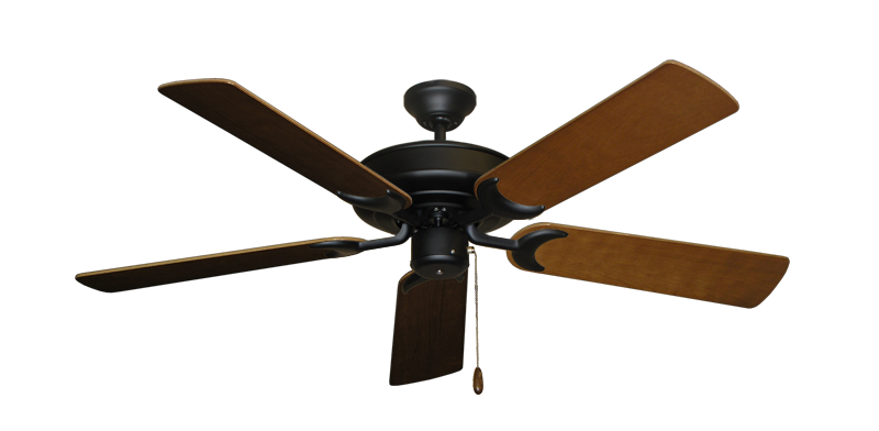 52 inch Raindance Ceiling Fan -  Traditional Oak / Cherry Plain LT  Blades